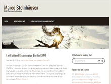 Tablet Screenshot of marco-steinhaeuser.de